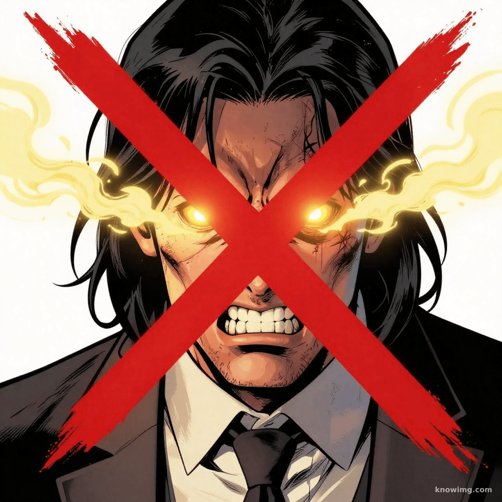 A dynamic and intense close-up...