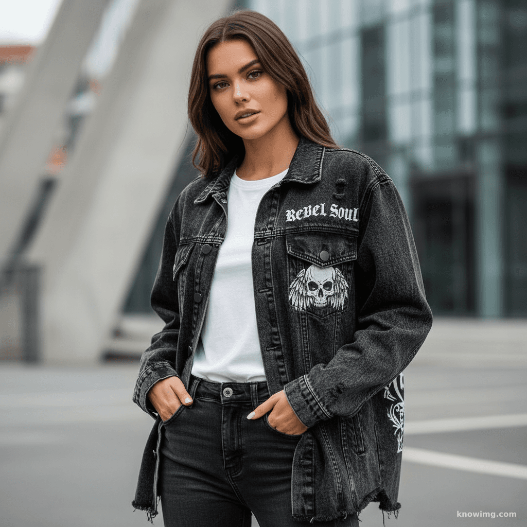 Using Image 1 (the garment) an...